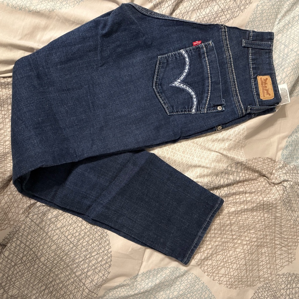 Levi's Women's Dark Blue Straight Leg Jeans
